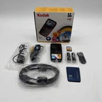 Kodak ZX1 Pocket Camcorder Blue Hd 720P Digital Video Camera New Open Box W/ Acc. Fixed Price $59.99.