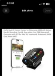 Mufu Dual 2K Helmet Camera 4000MAH Battery 64GB Card Model V40T. Fixed Price $125.00.