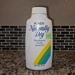 Ponds Naturally Dry Deodorant Body Talc Powder 30% Full Usa Made Vintage 1990S. Fixed Price $10.20.