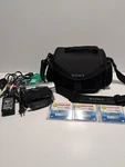 Sony DCR-DVD408 Handycam Camcorder Bundle. Fixed Price $49.00.