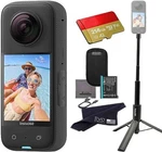 INSTA360 X3 - Waterproof Action Camera With 1/2" 48MP Sensors & Accessories. Fixed Price $597.00.