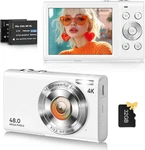 Digital Camera, 4K Vlogging For Youtube Autofocus Cameras Photography. Fixed Price $49.99.