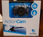 Ematic Waterproof Action 720P Hd Video Camera Recorder EVH625BL Surf. Fixed Price $14.99.