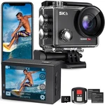 Hiicam Action Camera 5K 30FPS Waterproof Underwater 131FT With Black. Fixed Price $142.06.
