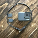 Gopro HERO7 Action Camera Silver With Usb Cable And Mount Case. Fixed Price $80.00.