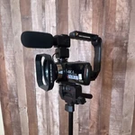 Dvc 4K Ultra Hd Wi-fi Handheld Camcorder With Microphone, Black. Fixed Price $50.00.