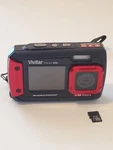 Vivitar Vivicam V090 Shockproof 18 Mega Pixels 2.7 Lcd Waterproof Micro Sd Card. Fixed Price $29.99.