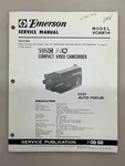 Emerson VCAM14 Original Service Manual Free Shipping. Fixed Price $14.00.