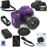 Minolta Proshot 64MP Digital Camera 10X Zoom, 4K Ultra Hd 3" Lcd Screen,purple. Fixed Price $147.88.