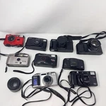 Vintage 35MM Film Camera Lot Minolta Nikon Canon Pentax Konica Kodak Vivitar Tes. Fixed Price $98.99.