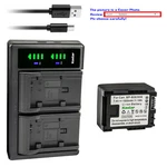 Kastar Battery LTD2 Usb Charger For Canon BP-809 & Vixia Camera. Fixed Price $9.99.