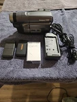 Jvc Compact Camcorder Tested Powers On Lcd Charger Battery Vhs-c Bundle. Fixed Price $60.00.