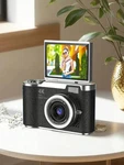 Seree 4K Clamshell Digital Camera 48MP 2.4" Display With 32GB Card Pink. Fixed Price $35.42.