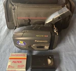 Panasonic PV-A208D Palmcorder Vhs-c Handheld Camcorder Video Camera. Fixed Price $25.00.