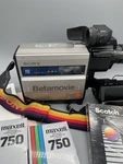Vintage 1980S Sony Betamovie Camera Camcorder BMC-110. Fixed Price $200.00.