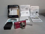 Panasonic Lumix DMC-FH25 Digital Camera Red 16MP 8X Zoom W/ Charger Tested. Fixed Price $79.95.