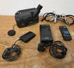 Canon UC-X10HI HI8 Camcorder 22X Zoom Video Camera + Remote Charger Sticky Fault. Fixed Price $13.62.
