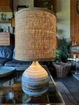 Vintage 1970S 1980S Peter Lane Studio Pottery Lamp Base. Fixed Price $127.56.