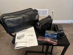 Vintage Jvc Compact Vhs Camcorder GR-AX350 With Extras Tested. Fixed Price $51.00.