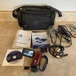 Sony DCR-SX41 8 Gb 60X Zoom Handycam Digital Camcorder Red W/ Card/bag/charger. Fixed Price $129.99.