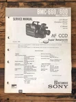 Sony BMC-600 BMC-660 Camera Service Manual *original*. Fixed Price $24.97.