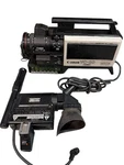 Vintage Canon Color Video Camera VC20 Saticom Used Untested Lens Viewfinder. Fixed Price $34.99.