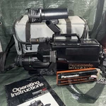 Vintage Panasonic PV-300D Vhs Omnimovie Camcorder Ccd Af Auto Focustested Works. Fixed Price $80.75.