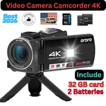 4K Camcorder 64MP Vlogging Camera Ir Night Vision 18X Zoom Batteries 32GB. Fixed Price $69.99.