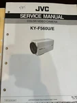 Jvc KY-F560U KY-F560E Video Cam Repair Service Manual & Owners *original**. Fixed Price $34.99.