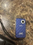Jvc GC-FM1AU Hd Memory Camcorder Camera Blue W/ Charging Cable. Fixed Price $22.00.