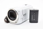 EX+4 Sony HDR-CX390 Video Camera Handycam White Japanese Language# 2835864. Fixed Price $106.11.