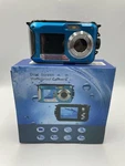 Seree DC015-NLMG15-01M Fhd 2.7K 48 Mp Dual Screens Waterproof Camera- Blue. Fixed Price $14.73.