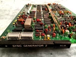 Sony BVT-2000 Time Base Corrector Circuit Board #6 Sync Generator ( SG-28 ). Fixed Price $660.00.