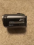Jvc Everio Hybrid Hard Disk Camcorder 34X Optical Zoom Usb Av W/ Cables & Case. Fixed Price $35.00.