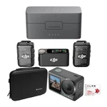Dji Mic 2 With Action Camera, Memory Card, And Carrying Case Bundle. Fixed Price $549.00.