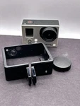 Gopro HERO3 White 5MP Action Camera CHDHE-301 With Holder And Lens Cap. Fixed Price $29.99.
