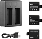 Action Camera Battery 1050MAH 3-PACK PG1050 For Akaso EK7000BRAVE 4 Sj. Fixed Price $20.65.