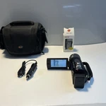 Panasonic SDR-S50 Black Camcorder With Battery Charger Car Charging & Case. Fixed Price $118.99.