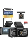 Milerong Dash Front And Rear, Camera For Cars Built-in Wifi, 32G Card. Fixed Price $89.00.