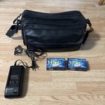 Lot Of Panasonic Camcorder Accessories/bag Adapter Model PV-A16 (2)NEW Tapes. Fixed Price $25.77.