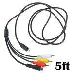 5FT Av A/v Audio Video Tv Cable Cord For Sony Handycam HDR-HC1/E HDR-FX7/V/E/G. Fixed Price $5.94.