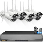 (2026 Update) Wireless Wifi Outdoor Security Camera System, IP67 Waterproof Dual. Fixed Price $299.99.