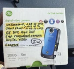 Ge Dvx Active Series Waterproof Shockproof Hd Camcorder Blue Sd Usb. Fixed Price $350.00.
