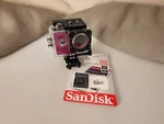 Techcomm Waterproof Action Camera Ultra 4K 30 Fps Videos New 32 Gb Micro Sd Card. Fixed Price $32.00.