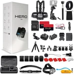 Go Hero Compact - Waterproof Action Camera 50:1 Accessory + 2X 64GB More. Fixed Price $388.95.