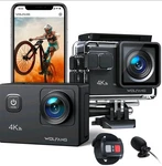 2X Wolfang GA300 Action Cam 4K 20MP, W/ Everything Seen Each Photo. Huge Lot!. Fixed Price $229.98.