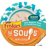 Lickable Grain Free Cat Treats 1.2 Ounce (pack Of 8), Skipjack Tuna Broth. Fixed Price $9.00.