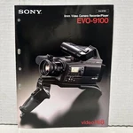 Sony EVO-9100 Video HI8 Camera Recorder Original Sales Brochure. Fixed Price $22.49.