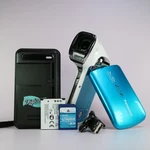 Panasonic HX-WA10 16.0MP Underwater Digital Video Recorder Blue Tested Full Set. Fixed Price $133.25.