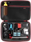 Hsu Carrying Case For Gopro Hero 13, 12, 11, 10, 9, 8, 7, 6, 5 Black, Akaso. Fixed Price $35.40.